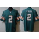 Men's Miami Dolphins #2 Bradley Chubb Limited Aqua Alternate Vapor Jersey