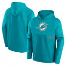 Men's Miami Dolphins Aqua Shade Defender Raglan Pullover Hoodie