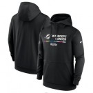 Men's Miami Dolphins Black 2022 Crucial Catch Therma Performance Pullover Hoodie