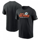 Men's Miami Dolphins Black Local Essential T Shirt