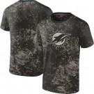 Men's Miami Dolphins Black Shadow T Shirt