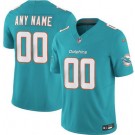 Men's Miami Dolphins Customized Limited Aqua FUSE Vapor Jersey