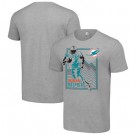 Men's Miami Dolphins Gray Graphic Shield Logo T Shirt
