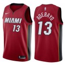Men's Miami Heat #13 Bam Adebayo Red Icon Hot Press Jersey
