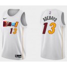 Men's Miami Heat #13 Bam Adebayo White 2022 City Icon Hot Press Jersey
