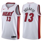 Men's Miami Heat #13 Bam Adebayo White Icon Hot Press Jersey