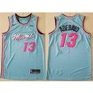 Men's Miami Heat #13 Edrice Adebayo Light Blue City Icon Sponsor Swingman Jersey