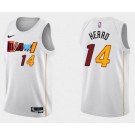 Men's Miami Heat #14 Tyler Herro White 2022 City Icon Hot Press Jersey