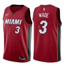 Men's Miami Heat #3 Dwyane Wade Red Icon Hot Press Jersey