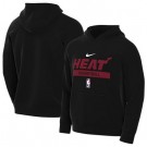 Men's Miami Heat Black 2022 Legend On Court Practice Performance Pullover Hoodie