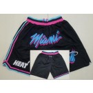 Men's Miami Heat Black City Just Don Swingman Shorts