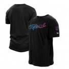 Men's Miami Heat Black City Printed T Shirt 211068