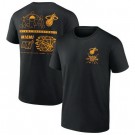 Men's Miami Heat Black Court Street Collective T-Shirt
