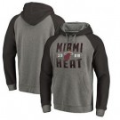 Men's Miami Heat Gray 3 Printed Pullover Hoodie