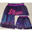 Men's Miami Heat Purple 2023 Just Don Shorts