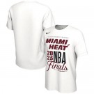 Men's Miami Heat White 2023 Finals T Shirt 306105
