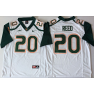 Men's Miami Hurricanes #20 Ed Reed White 2018 College Football Jersey