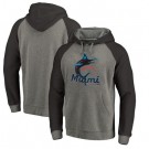 Men's Miami Marlins Printed Pullover Hoodie 112137