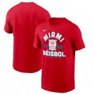 Men's Miami Marlins Printed T Shirt 302103