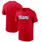 Men's Miami Marlins Printed T Shirt 302106