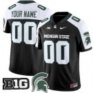 Men's Michigan State Spartans Custom Limited Black Alternate FUSE College Football Jersey