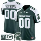 Men's Michigan State Spartans Custom Limited Green Alternate FUSE College Football Jersey