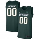 Men's Michigan State Spartans Customized Green 2019 College Basketball Jersey