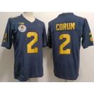 Men's Michigan Wolverines #2 Blake Corum Navy 2023 Rose Bowl FUSE College Football Jersey