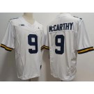 Men's Michigan Wolverines #9 JJ McCarthy Limited White FUSE College Football Jersey