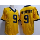 Men's Michigan Wolverines #9 JJ McCarthy Limited Yellow FUSE College Football Jersey