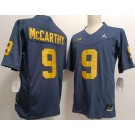 Men's Michigan Wolverines #9 JJ McCarthy Navy Diamond FUSE College Football Jersey