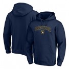Men's Milwaukee Brewers Printed Pullover Hoodie 112130