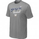 Men's Milwaukee Brewers Printed T Shirt 14324