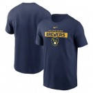 Men's Milwaukee Brewers Printed T Shirt 302037