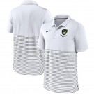 Men's Milwaukee Brewers White Stripes Patchwork Polo