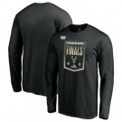 Men's Milwaukee Bucks Black 2021 Eastern Conference Champions Locker Room Long Sleeve T Shirt