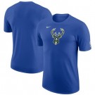 Men's Milwaukee Bucks Blue Essential Warmup T-Shirt