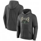 Men's Milwaukee Bucks Gray Noches Ene Be A Pullover Hoodie