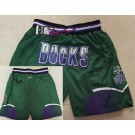 Men's Milwaukee Bucks Green Just Don Shorts