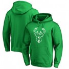 Men's Milwaukee Bucks Green Printed Pullover Hoodie