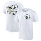Men's Milwaukee Bucks White Street Collective T-Shirt