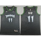 Men's Minnesota Timberwolves #11 Naz Reid Black Classic Sponsor Swingman Jersey
