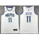 Men's Minnesota Timberwolves #11 Naz Reid White Classic Icon Sponsor Swingman Jersey