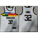 Men's Minnesota Timberwolves #32 Karl Anthony Towns White 2022 City Icon Swingman Jersey