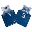 Men's Minnesota Timberwolves #5 Anthony Edwards Navy 2023 City Icon Swingman Jersey