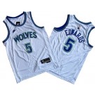 Men's Minnesota Timberwolves #5 Anthony Edwards White Classic Icon Swingman Jersey