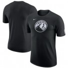 Men's Minnesota Timberwolves Black 2022 City Edition Essential Warmup T-Shirt