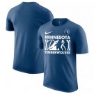 Men's Minnesota Timberwolves Blue Courtside This Is Our Year T Shirt