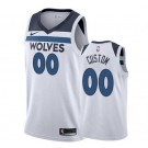 Men's Minnesota Timberwolves Customized White Stitched Swingman Jersey