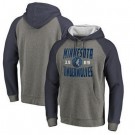 Men's Minnesota Timberwolves Gray 1 Printed Pullover Hoodie